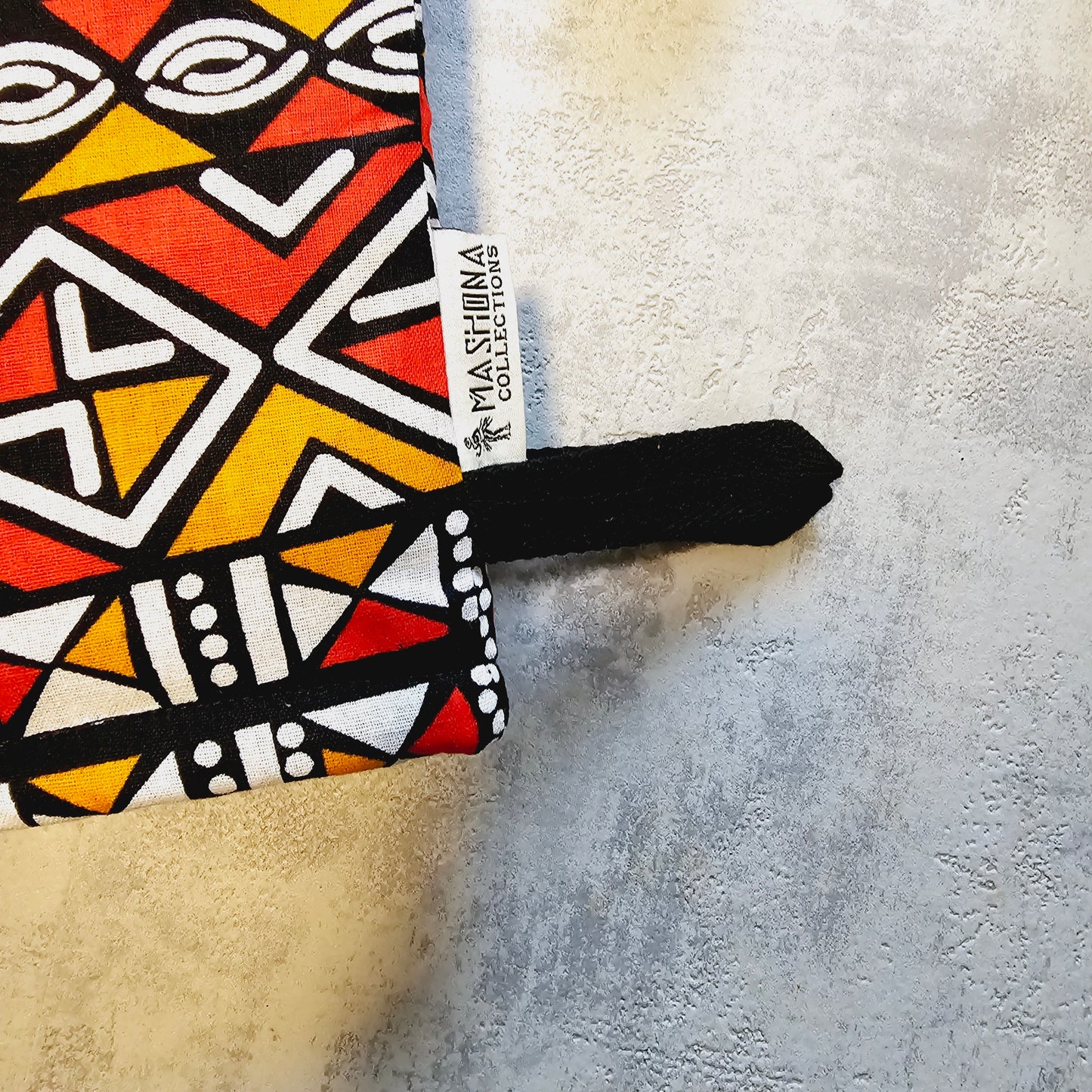 Set of 2 Oven Gloves Handmade "Mudcloth" Bogolan Print Inspired African Print