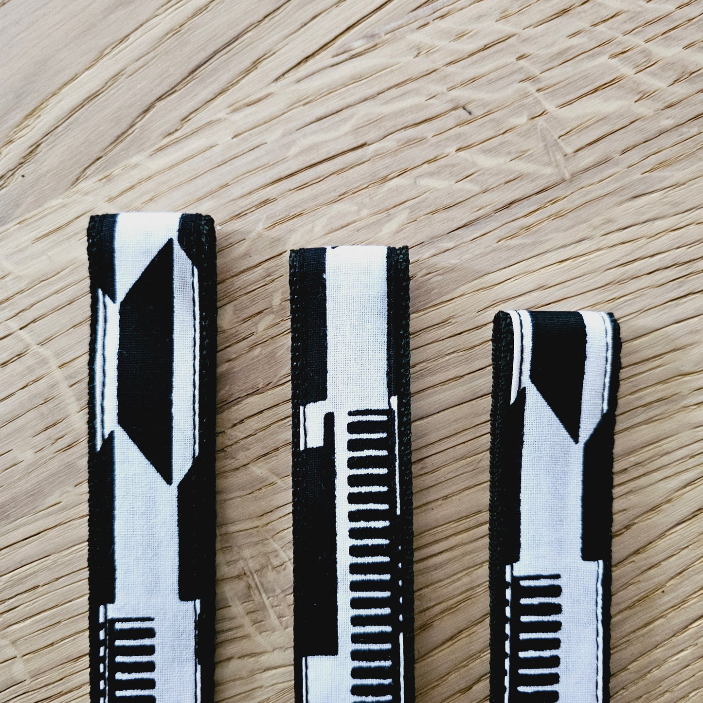 Set of 3 African Print Key Fobs | Wristlet | Key Holder