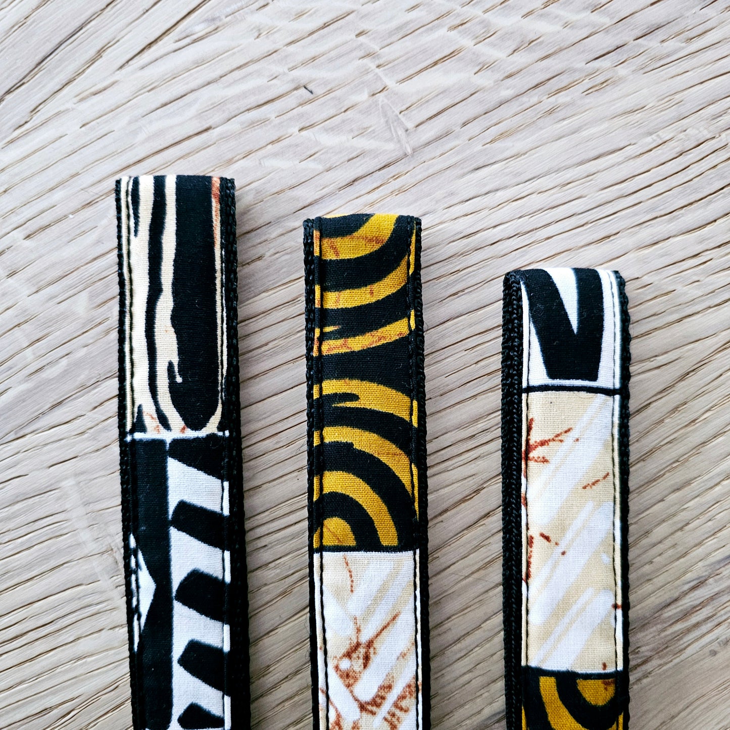 Set of 3 African Print Key Fobs | Wristlet | Key Holder