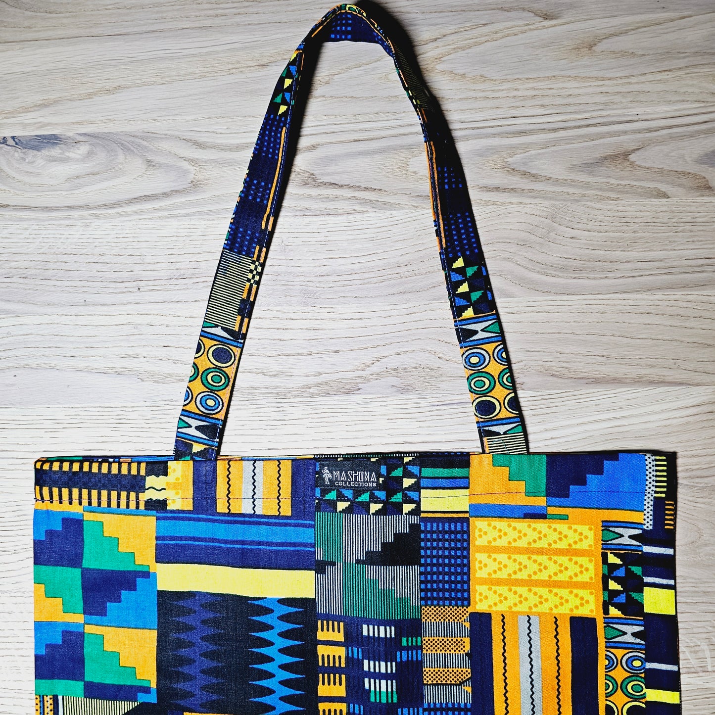 Handmade Tote Bag African Print | Beach Bag | Shopping Bag