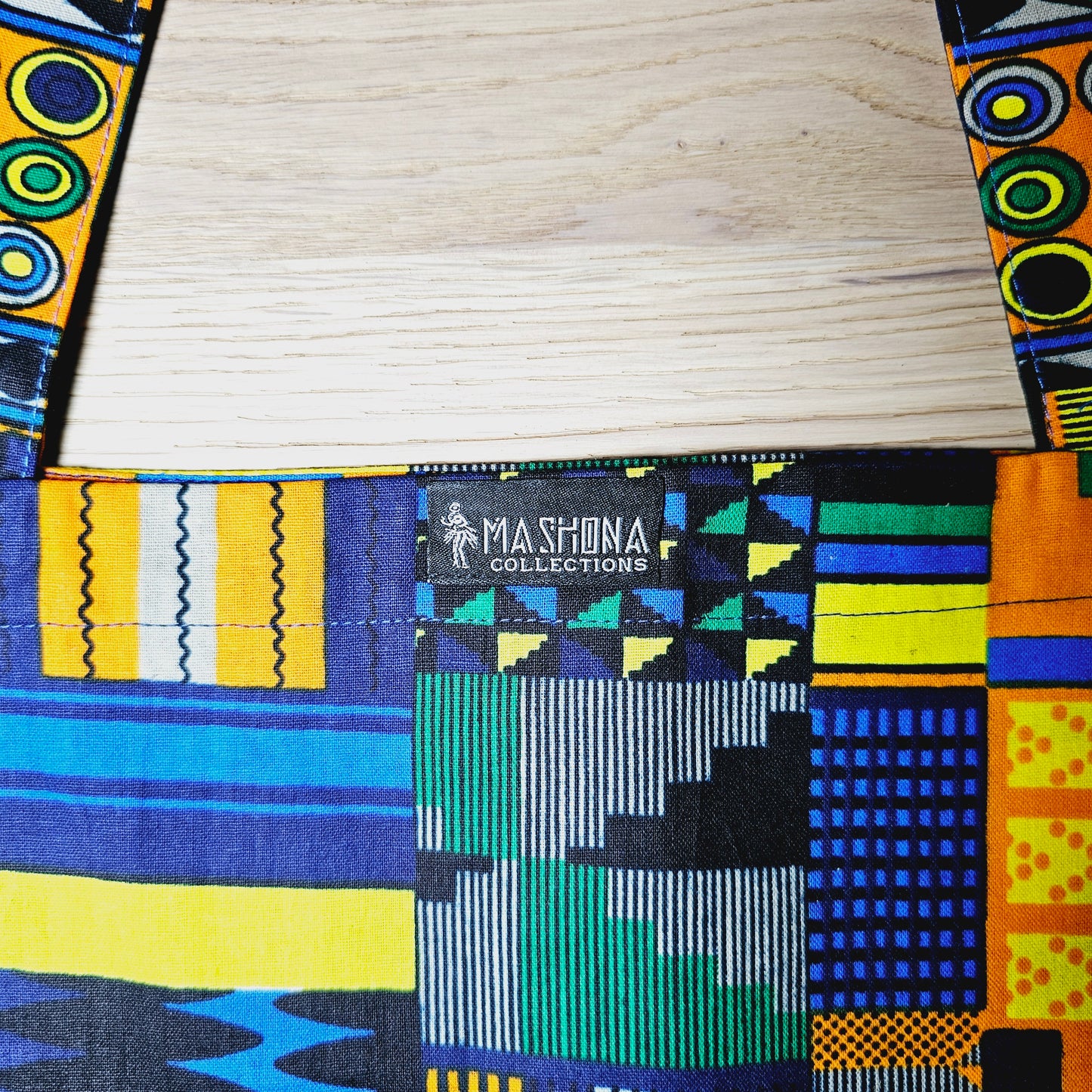 Handmade Tote Bag African Print | Beach Bag | Shopping Bag