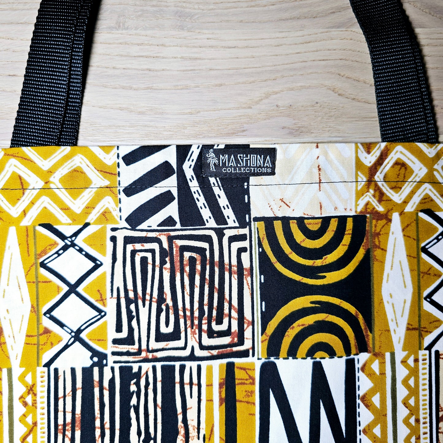 Handmade Tote Bag African Print | Beach Bag | Shopping Bag |