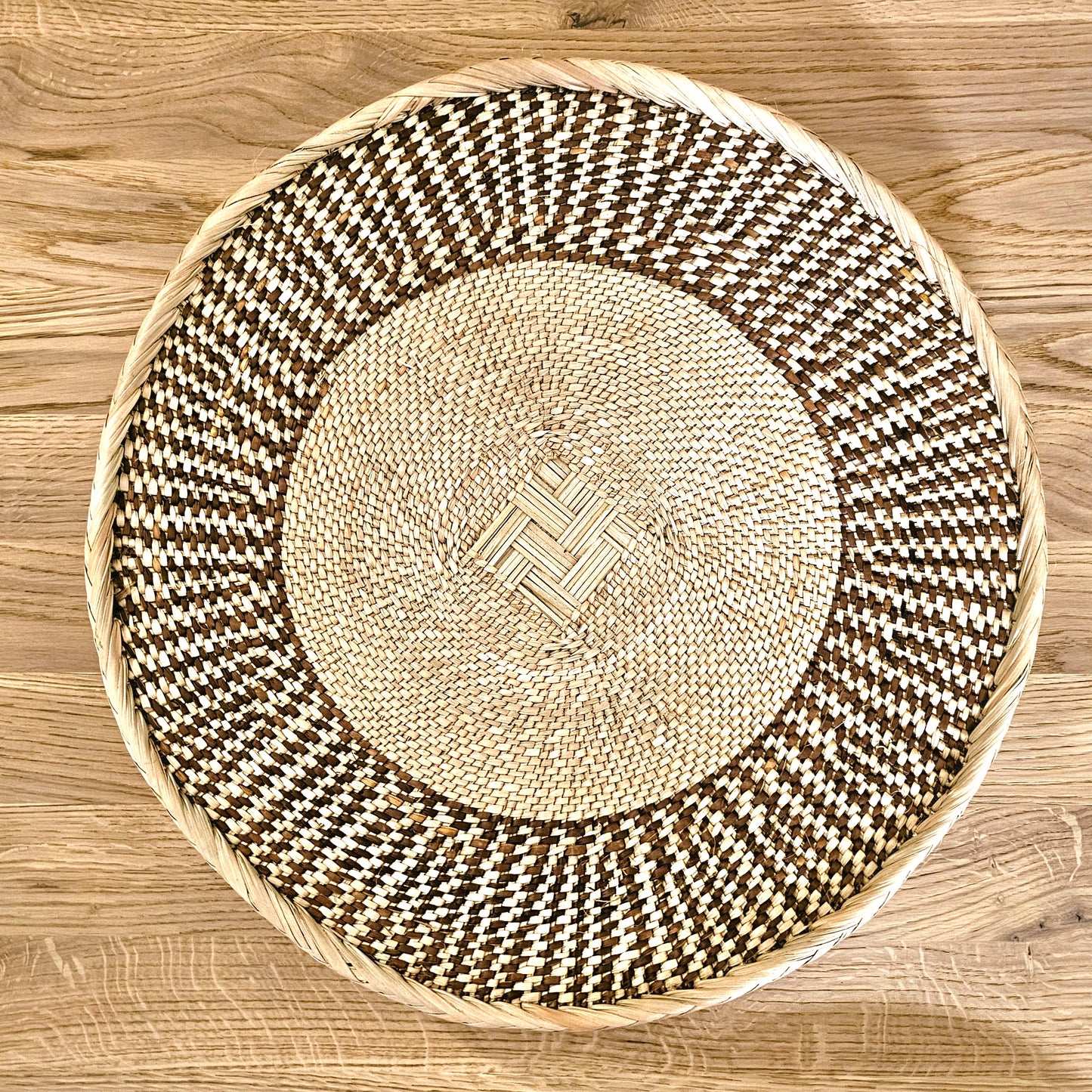 Set of 3 Handmade African Wall Baskets | Zimbabwe Baskets | Boho Wall Decor | 3A