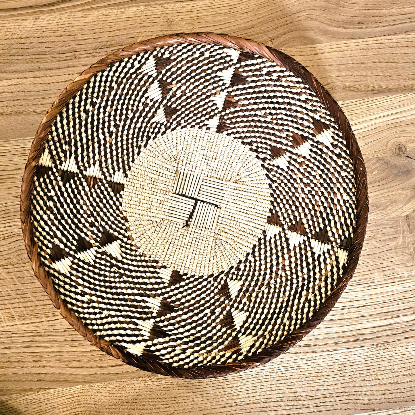 Set of 3 Handmade African Wall Baskets | Zimbabwe Baskets | Boho Wall Decor | 3A