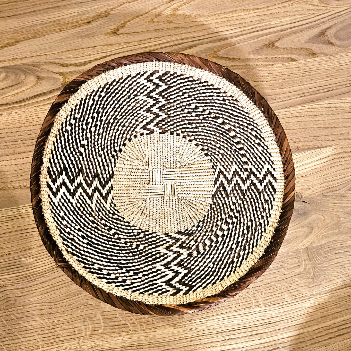 Set of 4 Handmade African Baskets Zimbabwe | Boho Wall Decor | 4B