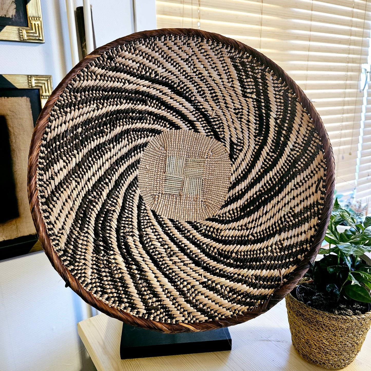 Handmade Wall Baskets | African Zimbabwe Baskets | Boho Wall Decor | D45