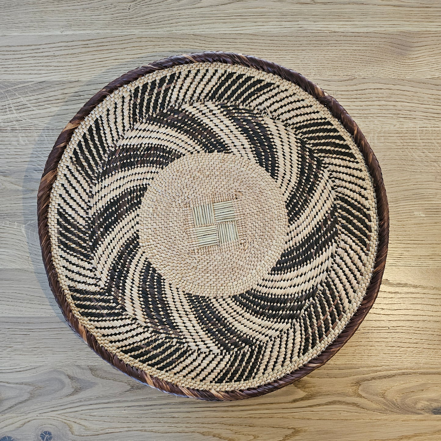 Set of 2 Handmade African Wall Baskets | Zimbabwe Baskets | Boho Wall Decor | 2A