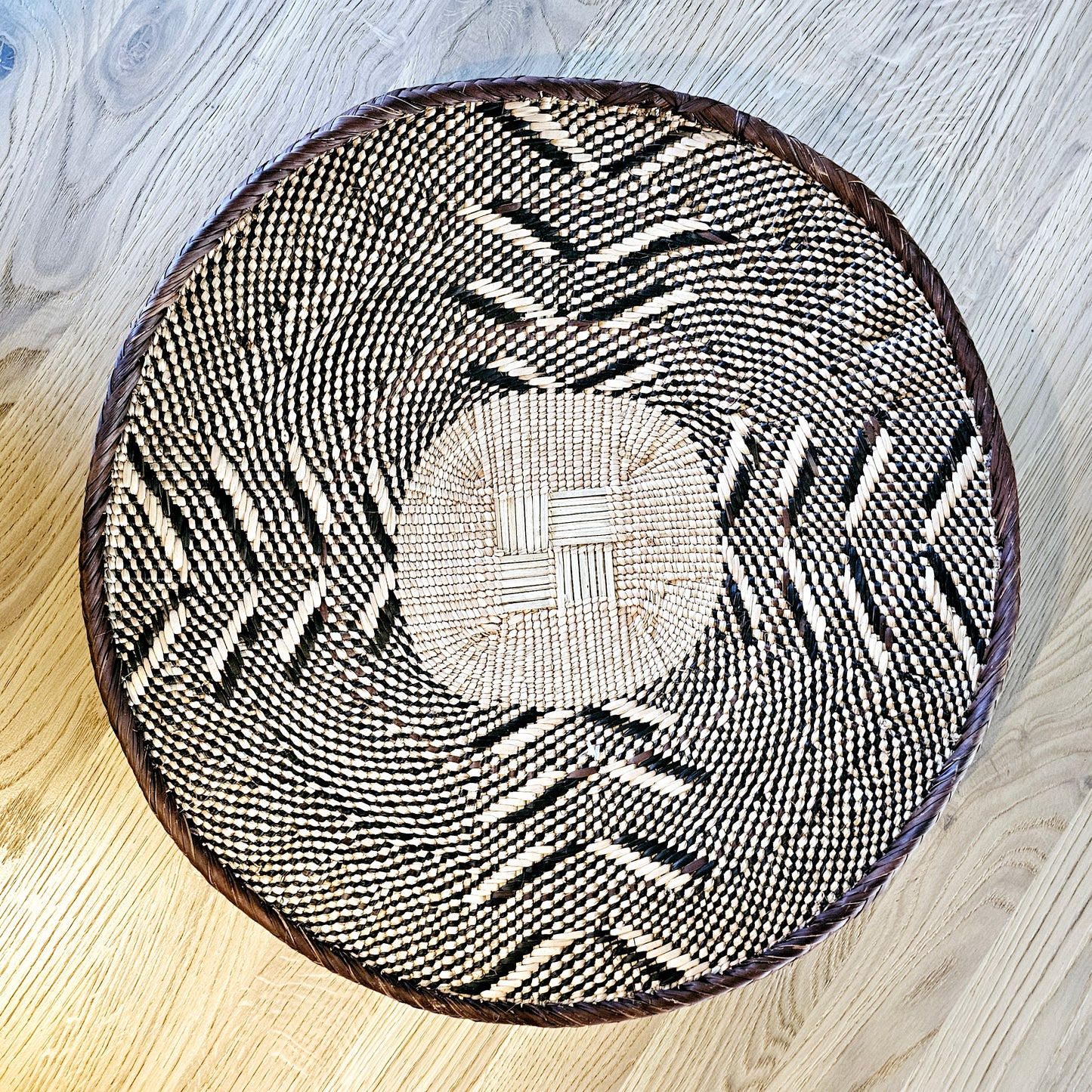 Set of 3 Handmade African Wall Baskets | Zimbabwe Baskets | Boho Wall Decor | 3B