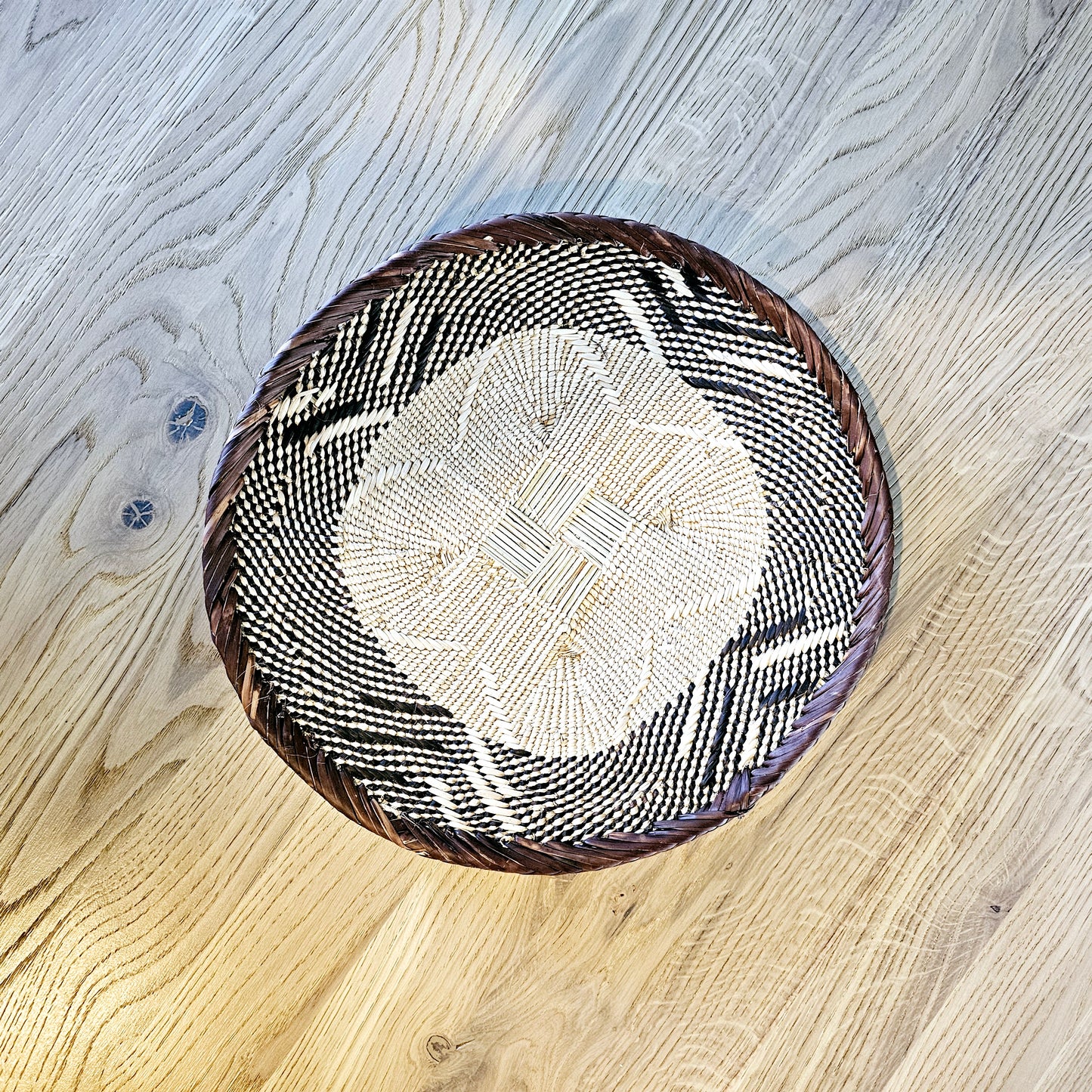 Set of 3 Handmade African Wall Baskets | Zimbabwe Baskets | Boho Wall Decor | 3B