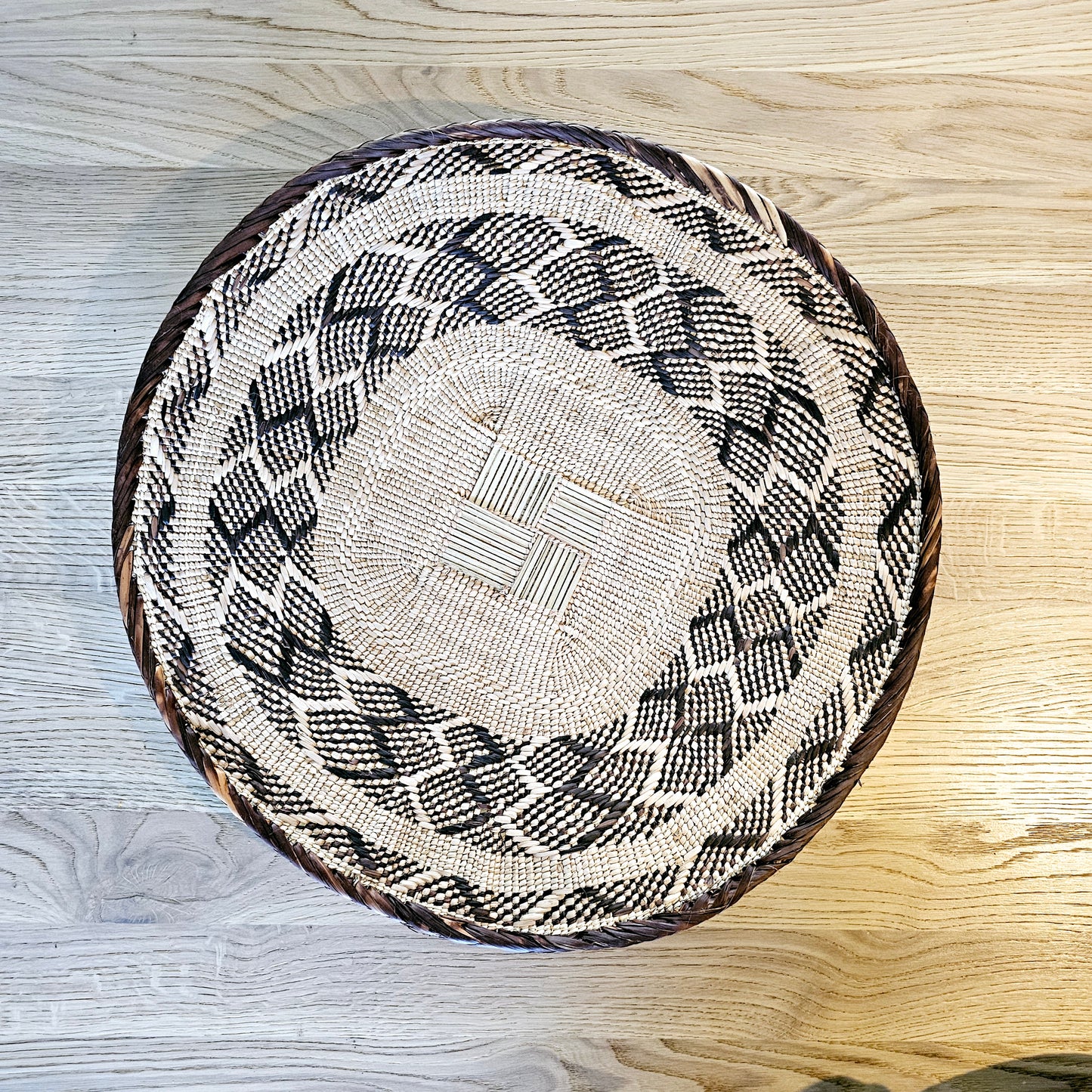 Set of 3 Handmade African Wall Baskets | Zimbabwe Baskets | Boho Wall Decor | 3C