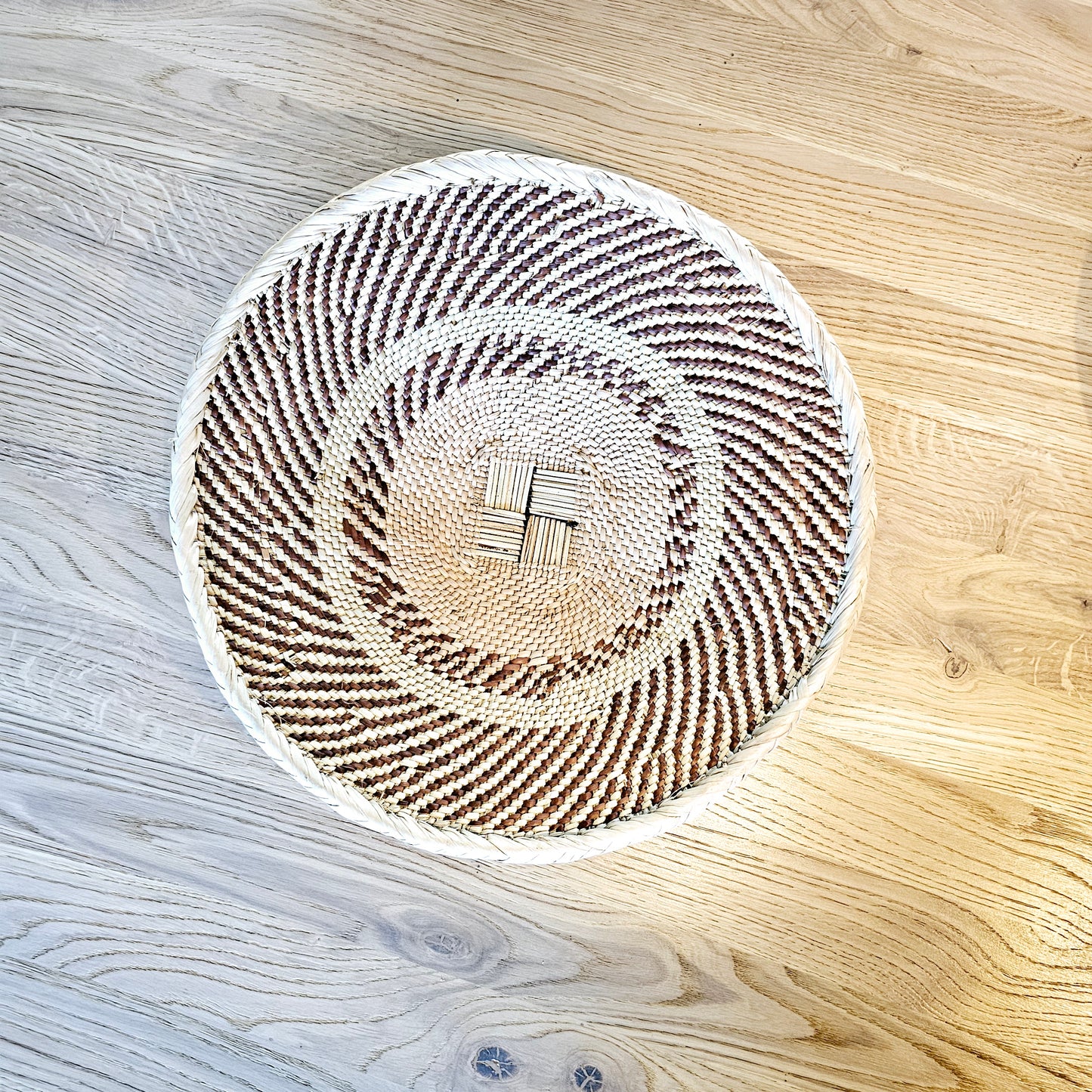 Set of 3 Handmade African Wall Baskets | Zimbabwe Baskets | Boho Wall Decor | 3C