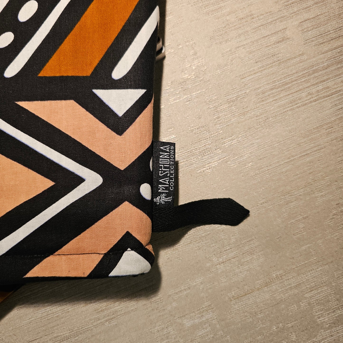 Set of 2 Oven Gloves | Handmade "Mudcloth" Bogolan Print Inspired African Print