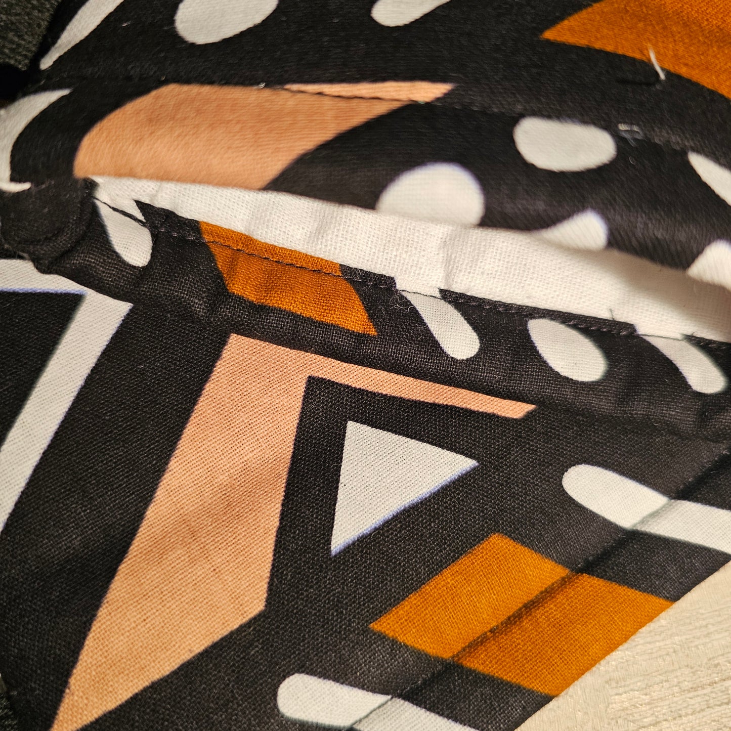 Set of 2 Oven Gloves | Handmade "Mudcloth" Bogolan Print Inspired African Print