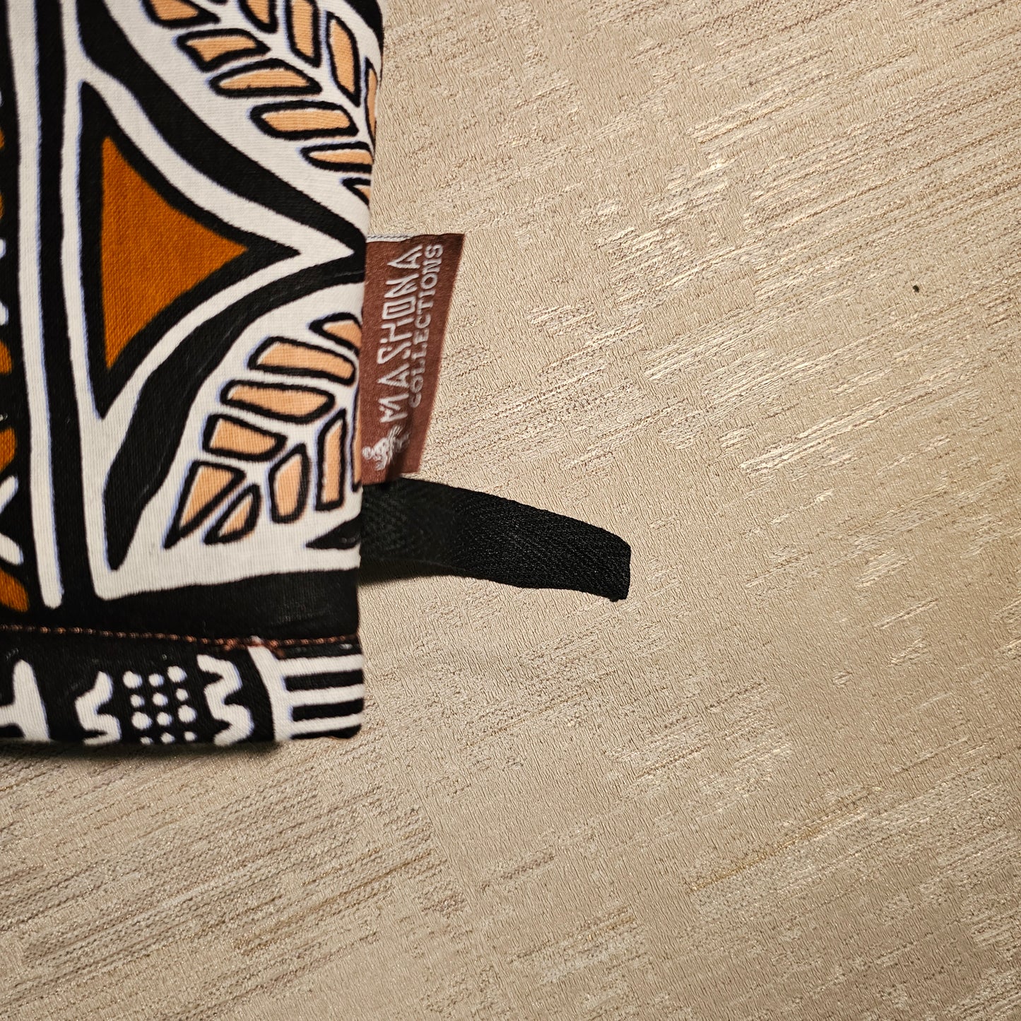 Set of 2 Oven Gloves Handmade "Mudcloth" Bogolan Print Inspired African Print