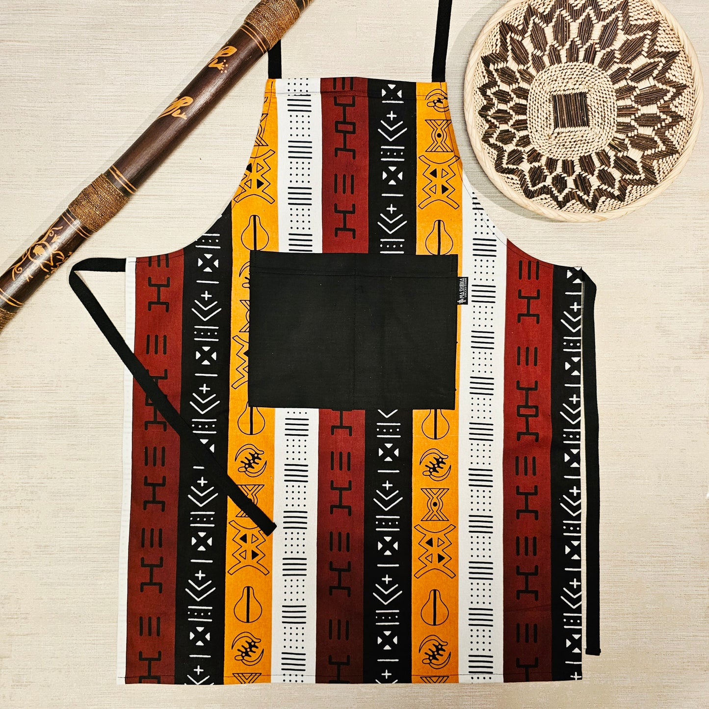 Handmade Apron and Matching Oven Gloves Set | 100% Cotton African Print Fabric (Copy)