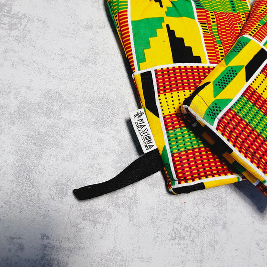 Set of 2 Oven Gloves | African Print 100% Cotton Fabric