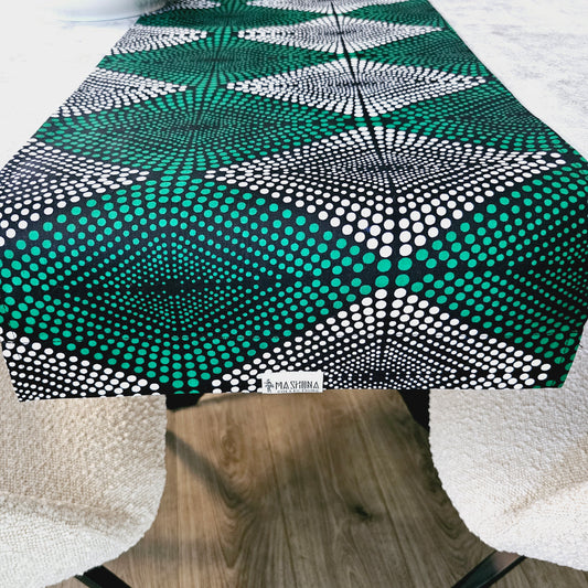 Table Runner 160x35cm | 180x35 | 200x35cm | 100% Cotton African Print Fabric