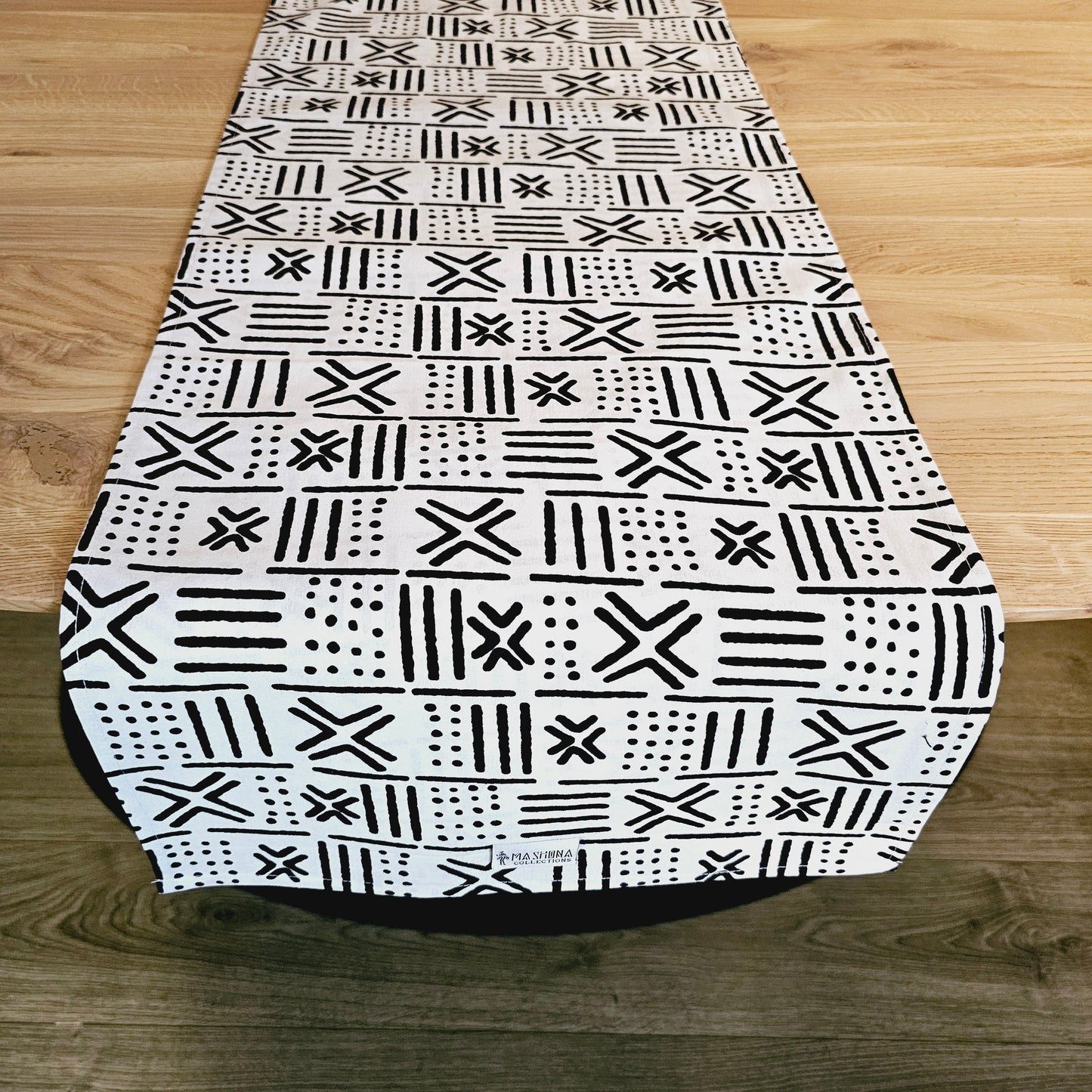 Set of 2 Table Runner 160x35cm | 180x35 | 200x35cm | 100% Cotton African Print Fabric