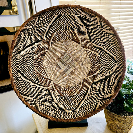 Handmade Wall Baskets | African Zimbabwe Baskets | Boho Wall Decor | E45.