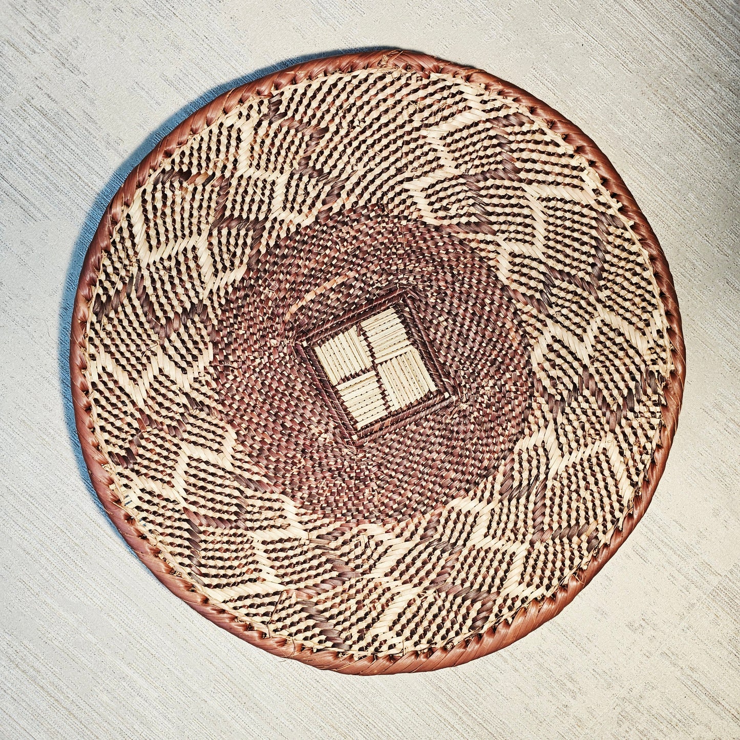 Set of 3 Handmade African Wall Baskets | Zimbabwe Baskets | Boho Wall Decor | 3B