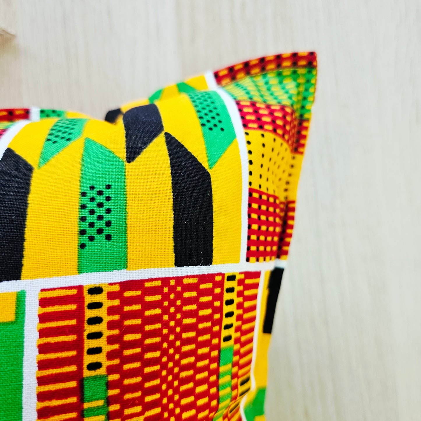 Set of 2 | 4 Cushion Covers |45x45cm | 100% Cotton Wax Ankara Fabric