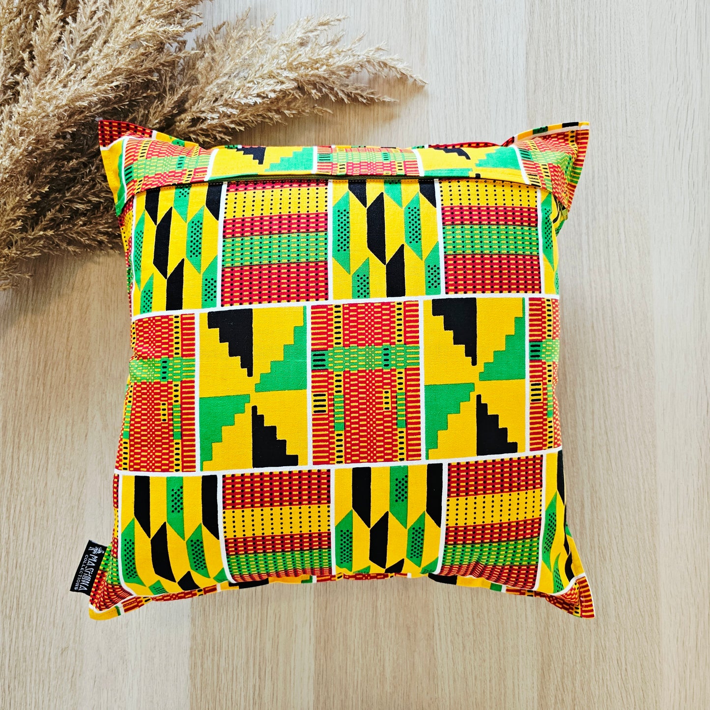 Set of 2 | 4 Cushion Covers |45x45cm | 100% Cotton Wax Ankara Fabric