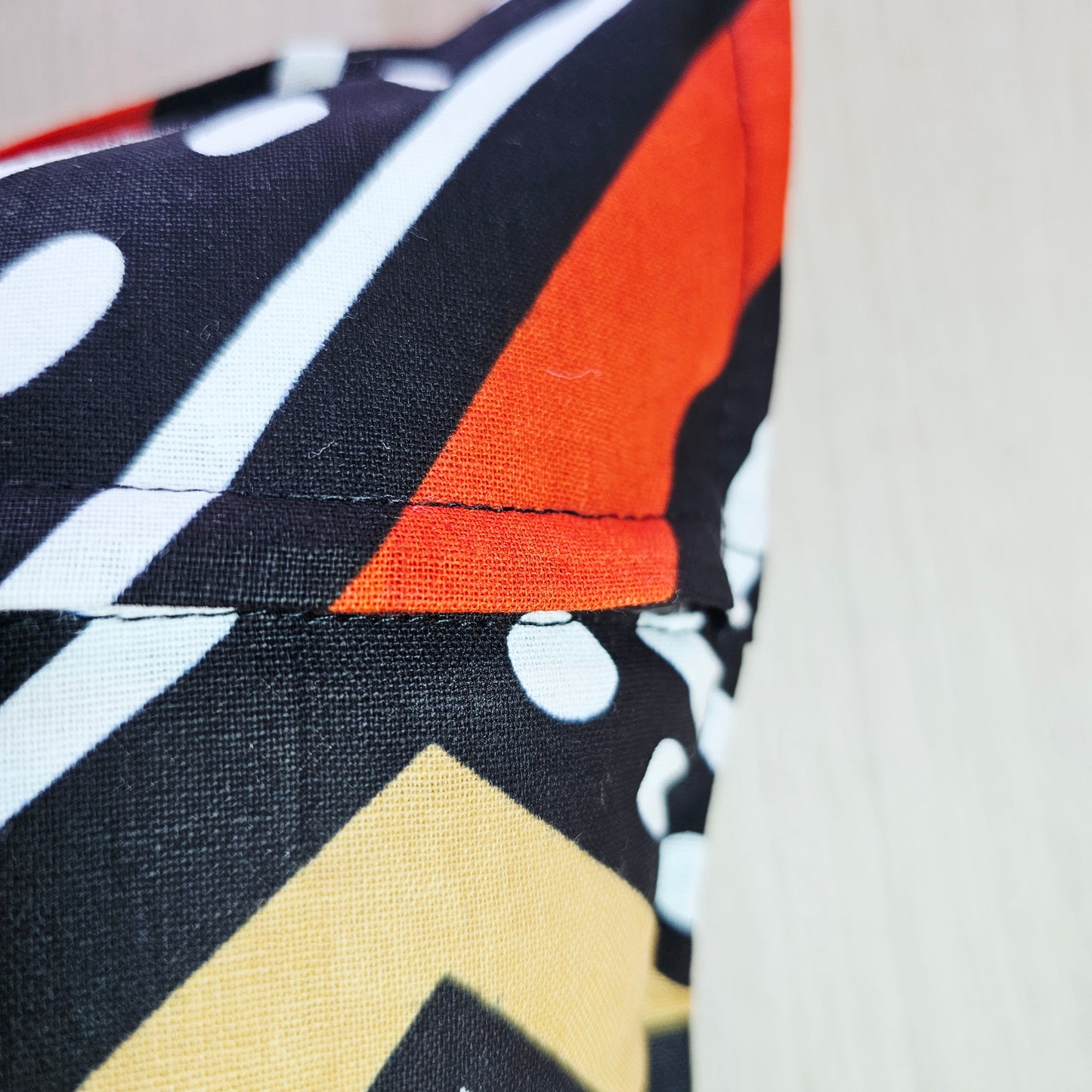 Set of 2 | 4 Cushion Covers |40x40cm | 100% Cotton Wax Ankara Fabric