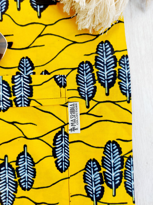 Handmade African Print Tote Bag | Beach Bag | Shopping Bag